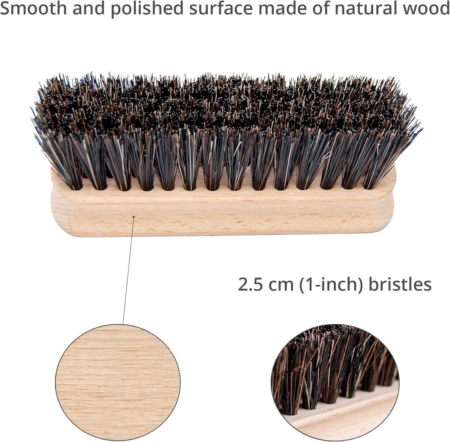 Boot Brush - Shoe and Boot Cleaner Brush, Trainer Cleaner Shoe Polish Brush With Comfortable Handle