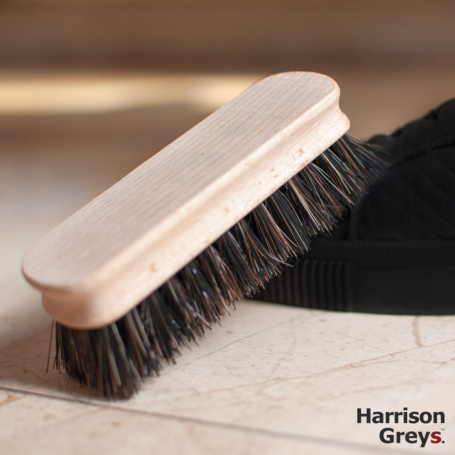 Boot Brush - Shoe and Boot Cleaner Brush, Trainer Cleaner Shoe Polish Brush With Comfortable Handle