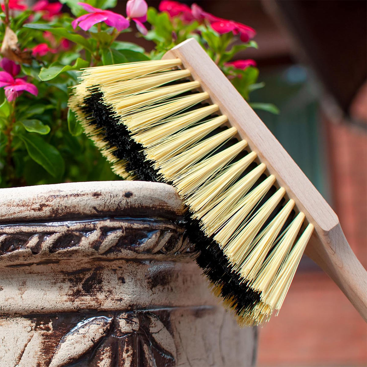14.2" Hand Broom Medium-Soft Bristles Cleaning Brush - Dusting Brush